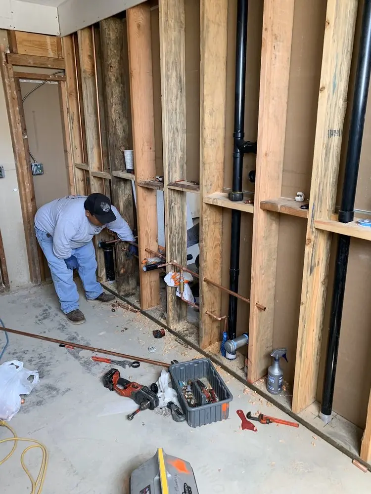 Commercial rough-in plumbing for Water Heater Replacement in South Fulton